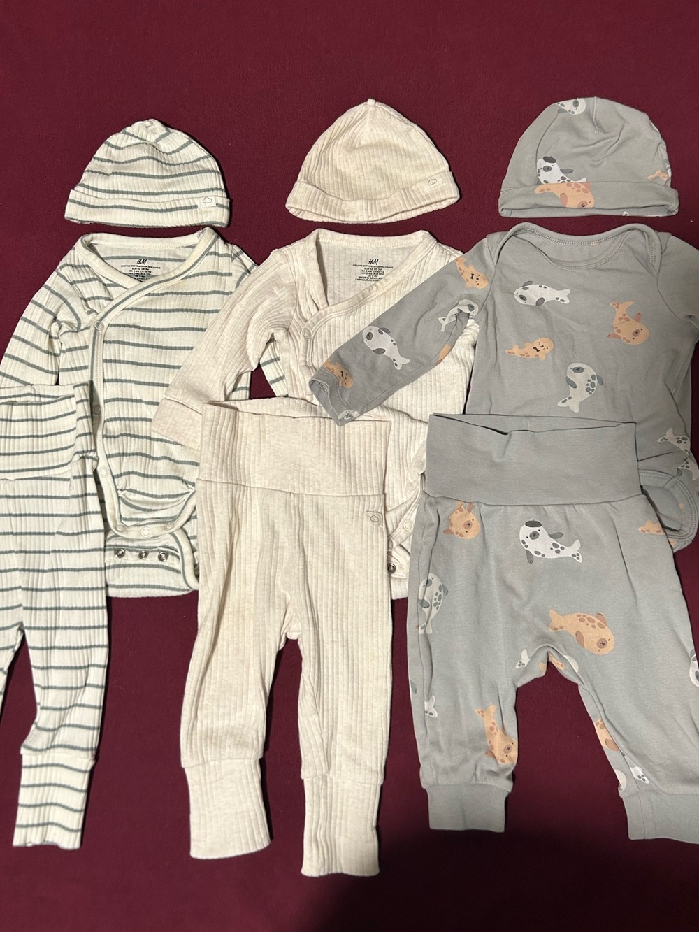 H&M Organic Cotton - 9 Pc